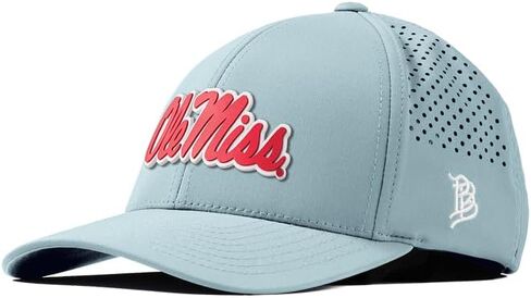 قبعة تحمل العلامة التجارية Bills NCAA Ole Miss Performance Ole Miss Crimson Script PVC للرجال | قبعة بيسبول للجري في لعبة الجولف in Kuwait