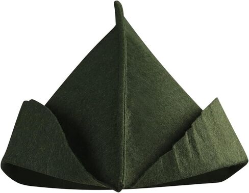 Anime Cosplay Costume Hood Felt Cap Hat Elf Cosplay Green Headwear Accessories Outfit Prop in Saudi Arabia