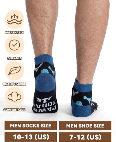 Eurzom 10 Pairs Chess Socks for Men Novelty Chess Cotton Ankle Socks with Chessboard and Pieces Pattern Gifts for Father Grandpa Players Lovers in Kuwait