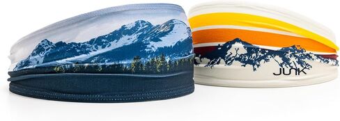 JUNK Brands Headband Bundle – 2-Pack Big Bang Lite (Mountain Climber + Vegabound) Sports Headbands in Saudi Arabia