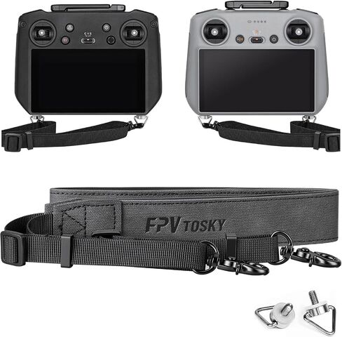 FPVtosky Lanyard for DJI RC & RC Pro Controller , DJI Mini 3 Pro Lanyard RC Neck Strap , Soft Leather Lanyard Compatible with Mavic 3 / Air 2s / Mini 2 / Mavic air 2 Remote Controller Accessories in Saudi Arabia
