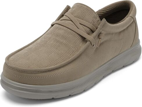 ITAZERO Men's Walking Shoes Wide Fit Casual Loafers with Arch Support, Lightweight Breathable Slip-On Style Comfort Shoes for Work and Travel in Saudi Arabia