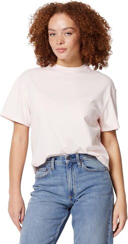 Amazon Essentials Women's Oversized-Fit Short Sleeve Crewneck Shirt in Kuwait
