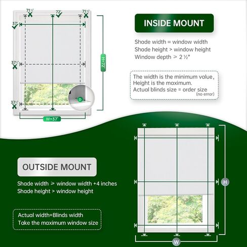 Motorized Blinds with Remote, Blackout Cooling Automatic Shades with Solar Panel Cordless Smart Blinds for Windows, Custom Electric Blinds Horizontal Roller Shades,White,46" W X 72" H in Saudi Arabia