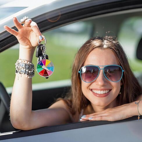 Fuck off Rotatable Wheel Keychain, Funny Keychain for Men, Women Difficult Decision, Gag Gifts, Fuck Gifts, Bag Charm Accessories in Saudi Arabia