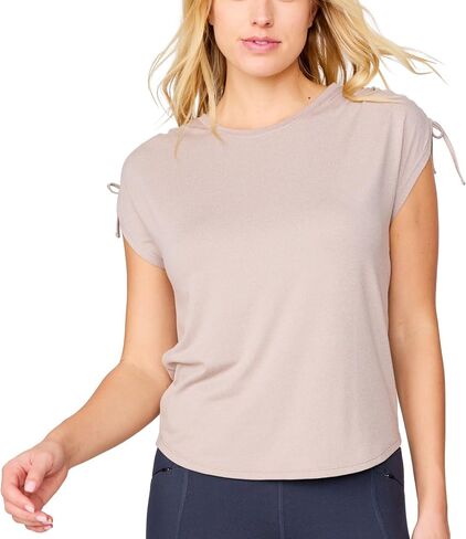 Free Country Women's Athletic T-Shirts Sun UPF 50+ Quick Dry Microtech® Cool Gym Workout Short Sleeve Top Tee-Chill Dolman in Kuwait