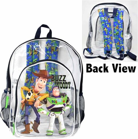 Fast Forward Toy Story Transparent 16" Backpack, boys, kids in Kuwait