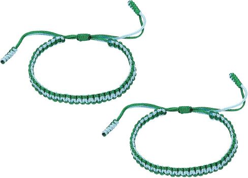 patikil 2pcs اليدوية مضفر سلسلة الأساور للزوجين، قابل للتعديل مضفر حبل مطابقة الأساور التبتية سلسلة الأساور حماية محظوظ in Kuwait