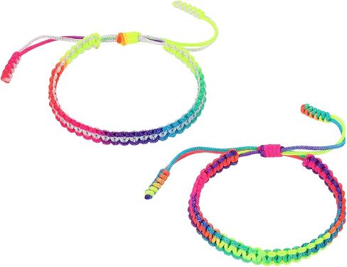 patikil 2pcs اليدوية مضفر سلسلة الأساور للزوجين، قابل للتعديل مضفر حبل مطابقة الأساور التبتية سلسلة الأساور حماية محظوظ in Kuwait