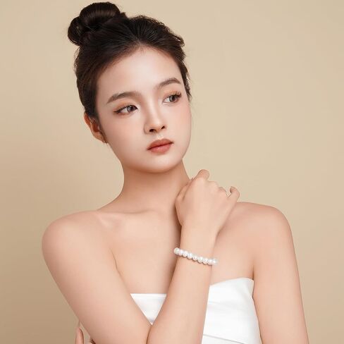 Freshwater Cultured Pearl Bracelets Includes Stunning Gift Box Jewelry Bracelets for Women in Saudi Arabia
