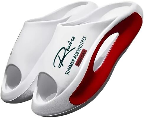 Large-size comfortable men's slippers - Breathable EVA with arch support and cushioning insoles. Lightweight and comfortable. Suitable for daily indoor/outdoor use. in Kuwait