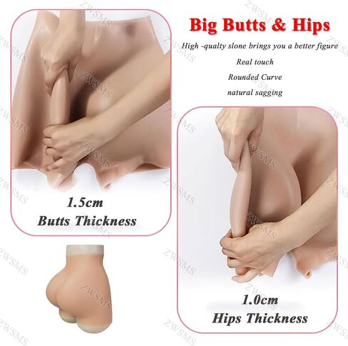 Full Silicone Panties Buttock Hips Body Shaper Enhancer Padded Push Up Panty for Butt Lifter Shaper Control Shorts in Kuwait