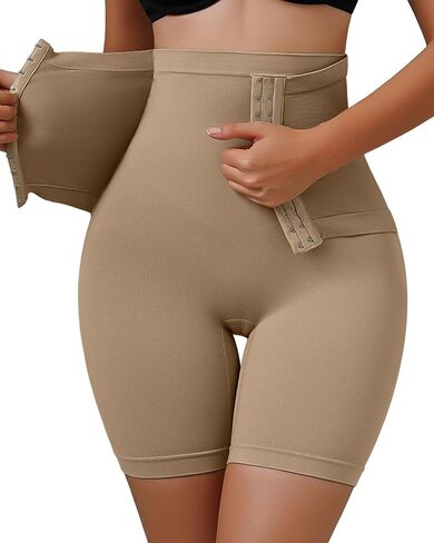 High Waist Trainer for Women Seamless Shapewear Tummy Control Shorts Butt Lifting Thigh Slimmer in Saudi Arabia