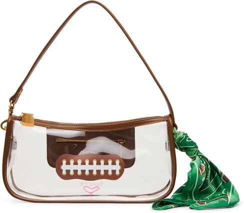Betsey Johnson Miss Touchdown Clear Shoulder Bag in Saudi Arabia