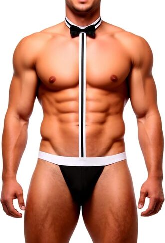 Sexy Mens Lingerie Naughty Underwear Male Thong Mankini For Play Funny Swimsuit Exotic Apparel in Kuwait