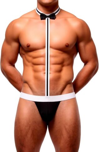 Sexy Mens Lingerie Naughty Underwear Male Thong Mankini For Play Funny Swimsuit Exotic Apparel in Kuwait
