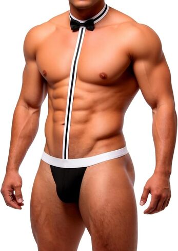Sexy Mens Lingerie Naughty Underwear Male Thong Mankini For Play Funny Swimsuit Exotic Apparel in Kuwait