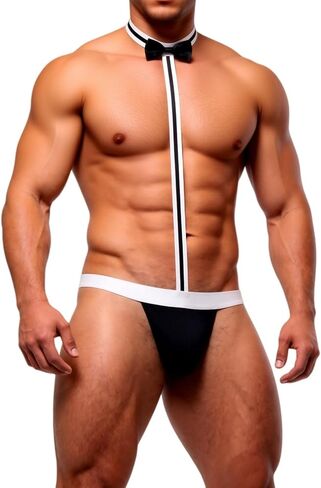 Sexy Mens Lingerie Naughty Underwear Male Thong Mankini For Play Funny Swimsuit Exotic Apparel in Kuwait