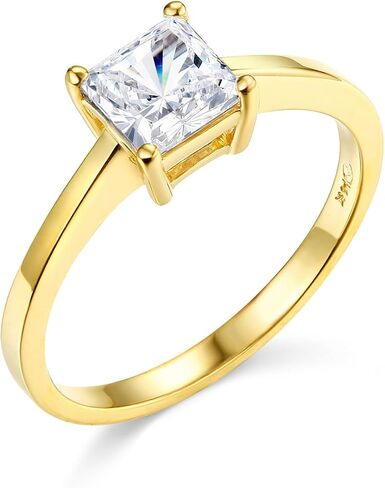 The World Jewelry Center 14k Yellow OR White Gold SOLID Wedding Engagement Ring in Kuwait