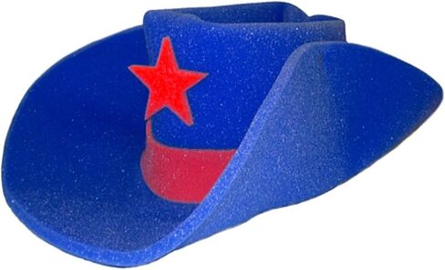 Giant Blue Foam Cowboy Western Novelty Hat in Kuwait