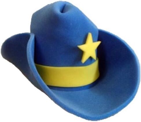 Giant Blue Foam Cowboy Western Novelty Hat in Kuwait