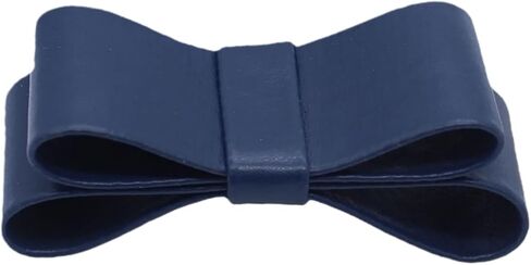 LOVEF 1 Pair Fasion Shoe Clips for Women – Elegant Leather Bows for Dress Shoes, Wedding, Pumps – Charms for Crocs & Formal Shoes in Saudi Arabia