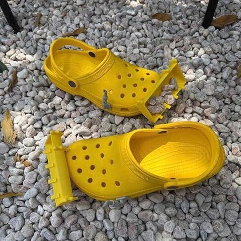 Funny Excavator Bucket & Exhaust Pipe Shoe Charms for Crocs – Custom Excavator Shoe Accessories for Crocs Lovers, Meme Gift for Friends & Coworkers – Fun and Unique Birthday Gift for Men, Women & Family in Saudi Arabia