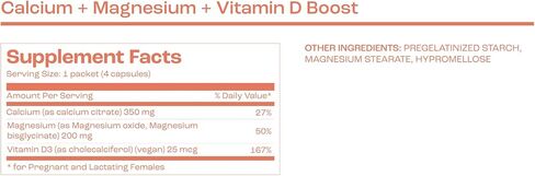 bird&be Calcium + Magnesium + Vitamin D3 Supplement | Bone Strength & Muscle Relaxation | Pregnancy & Breastfeeding Safe | Bioavailable Mineral Boost | Vegan in Saudi Arabia