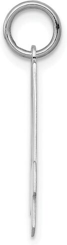 Sterling Silver Large Polished Number 4 Charm Pendant in Kuwait