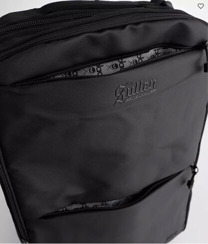 Sullen Blaq Paq Prime Tattoo Art Travel Lifestyle Backpack Bag - Black in Kuwait