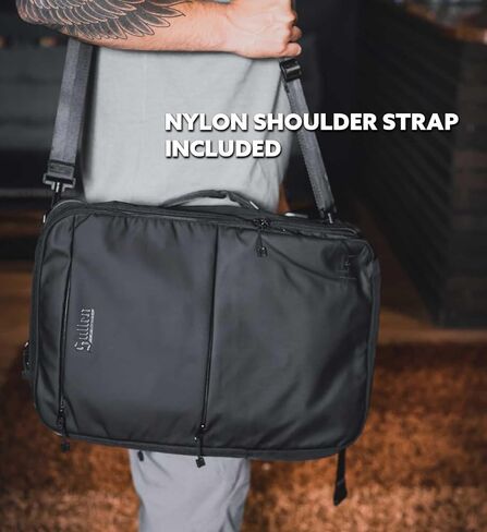 Sullen Blaq Paq Prime Tattoo Art Travel Lifestyle Backpack Bag - Black in Kuwait