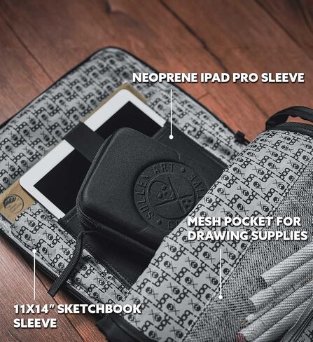 Sullen Blaq Paq Prime Tattoo Art Travel Lifestyle Backpack Bag - Black in Kuwait