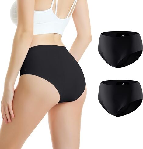 Carer Incontinence Underwear for Women, Washable Absorbency Reusable Women's Leak Proof Protection Panties for Bladder Leakage, Incontinence, Period Pink XL-2pk in Kuwait