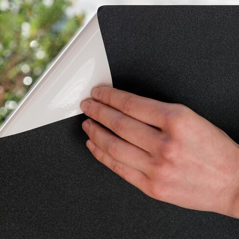 Blackout Light Effects Window Privacy Film by Artscape - Light Blocking Blackout Film, Static Cling, Full Coverage Privacy, Light Control, Helps Create a Calm, Focused Space - 17.72 x 72 Inch in Kuwait