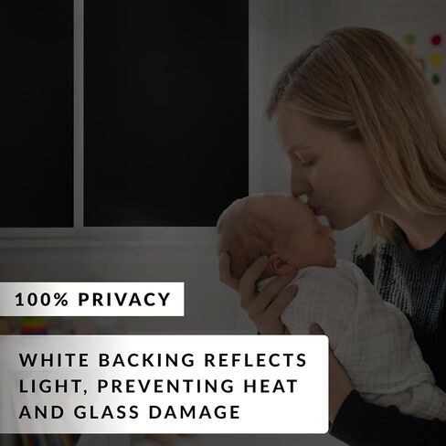 Blackout Light Effects Window Privacy Film by Artscape - Light Blocking Blackout Film, Static Cling, Full Coverage Privacy, Light Control, Helps Create a Calm, Focused Space - 17.72 x 72 Inch in Kuwait