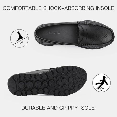 Women's Loafers Comfortable Lightweight Breathable Leather Nursing Shoes Slip On Nurse Shoes Work Shoes with Arch Support in Saudi Arabia
