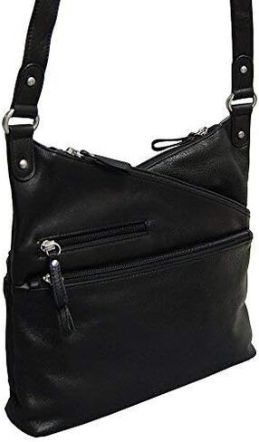 Osgoode Marley Leather Kriss Kross Traveler - Black in Saudi Arabia