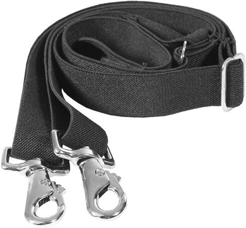 Horze Elastic Horse Blanket Leg Straps - Black - One Size in Kuwait