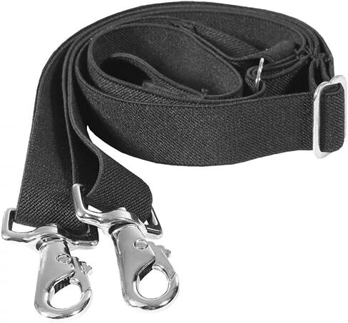 Horze Elastic Horse Blanket Leg Straps - Black - One Size in Kuwait