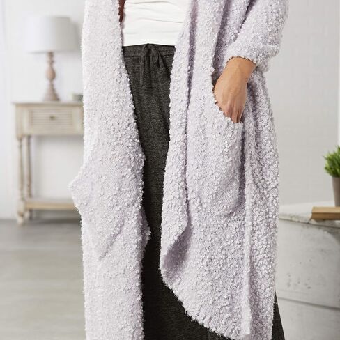 DEMDACO Giving Collection Giving Shawl with Pockets - Cozy Wrap for Women - Pockets - Soft Knit - Comfortable - Blanket-Style - Thoughtful Gift for Her - One Size - Light Purple in Kuwait