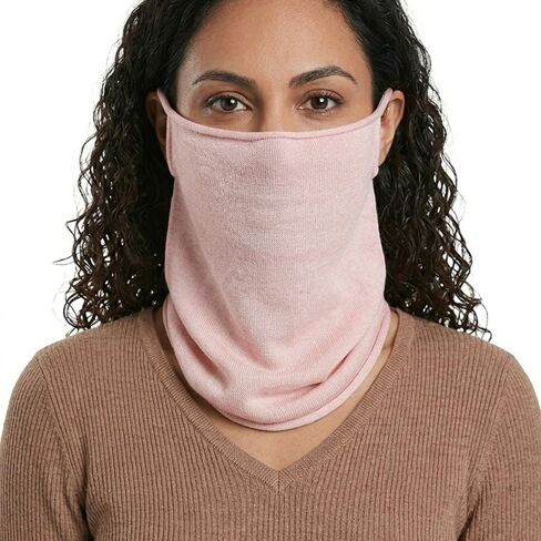 100% Hemp Linen Neck Gaiter for Men Women, Face and Neck Cover for Hot Weather Sun in Kuwait