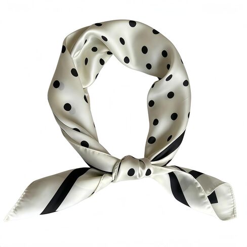Neck Scarf For Women 50s Chiffon Scarf Sheer Square Head Hair Scarves For Purses Handbags in Kuwait