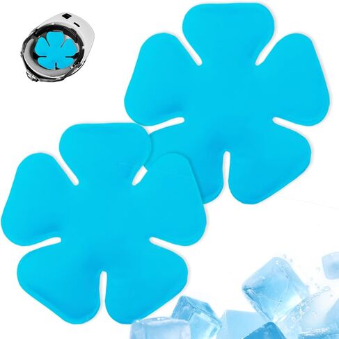 2-Pack Reusable Head Ice Pack, Gel Ice Bags for Relieving Fever, Helmet Ice Pack, Cold Therapy Headband Inserts for Hard Hats, Sun Hats,Heat Stroke Prevention, Keep Cool in Saudi Arabia