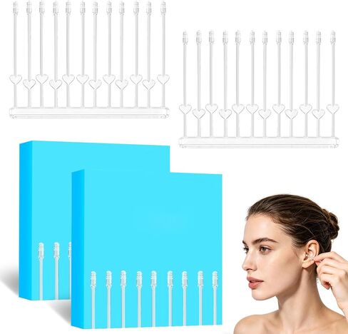 48Pcs Sticky Ear Cleaning Stick,New Reusable Ear Wax Removal Tool,Sticky Ear Cleaner Picks,Ear Cleaning Tool Kit,Adhesive Ear Cleaning Stick for Adults(2 Box) in Kuwait