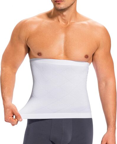 Mens Waist Cinchers Tummy Control Belt Stomach Shaping Trainer Shapewear Abdomen Compression Slimming Body Shaper in Kuwait
