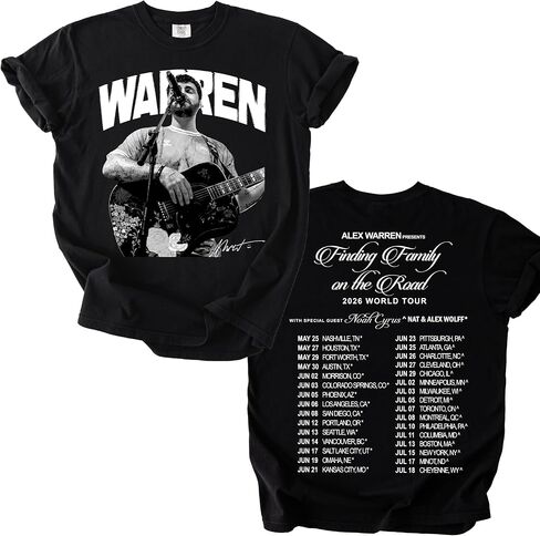 Alex Music Tour Shirt - Finding Family On The Road Tee - Graphic Music Festival Tee with Tour Dates - Unisex Available in Saudi Arabia