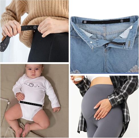6 Pack Jeans Button Waist Tightener Adjuster Tightener for Loose Pants Women Men Children,Pants Button Extenders in Kuwait