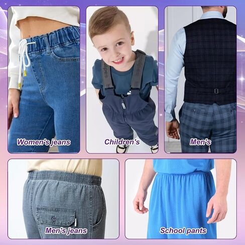 6 Pack Jeans Button Waist Tightener Adjuster Tightener for Loose Pants Women Men Children,Pants Button Extenders in Kuwait