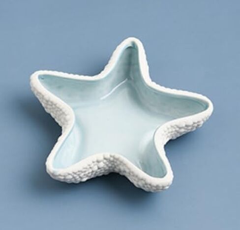 Starfish Jewelry Dish Tray Ceramic Jewelry Holder Ring Dish Trinket Tray Ceramics Tray Jewelry Dish Ocean Style Trinket Tray Dish for Entryway Table Birthday Housewarming Home Decor in Saudi Arabia