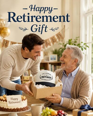 Retirement Gifts for Men Women, Happy Funny Retired Hat, 5-Panel Vintage 3D Embroidery Snapback Baseball Cap for Dad Mom Husband Wife in Saudi Arabia